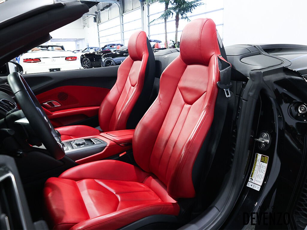 Audi R8 Spyder V10 2018 Noir Saint-Eustache - photo #10