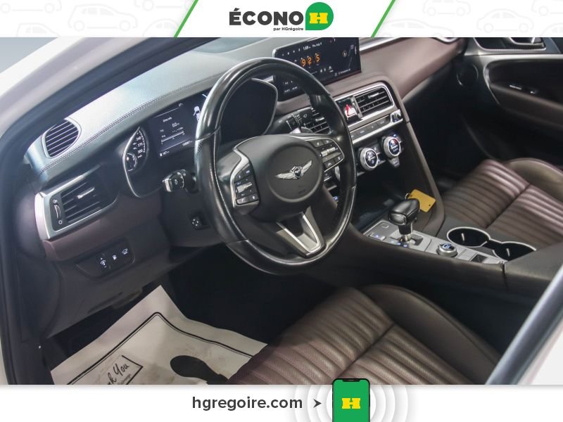 Genesis G70 821117 | 3.3T Advanced AWD CUIR TOIT OUVRANT CAMÉRA MAGS 2022 Blanc Laval - photo #18