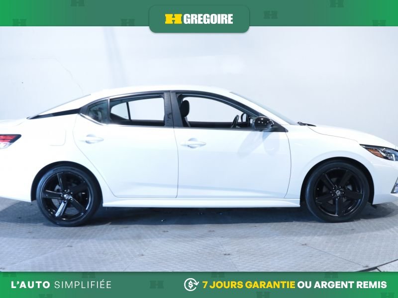Nissan Sentra 822807 | SR AUTO A/C CUIR TOIT GR ELECT MAGS CAM RECUL BLUE 2021 Blanc Laval - photo #10