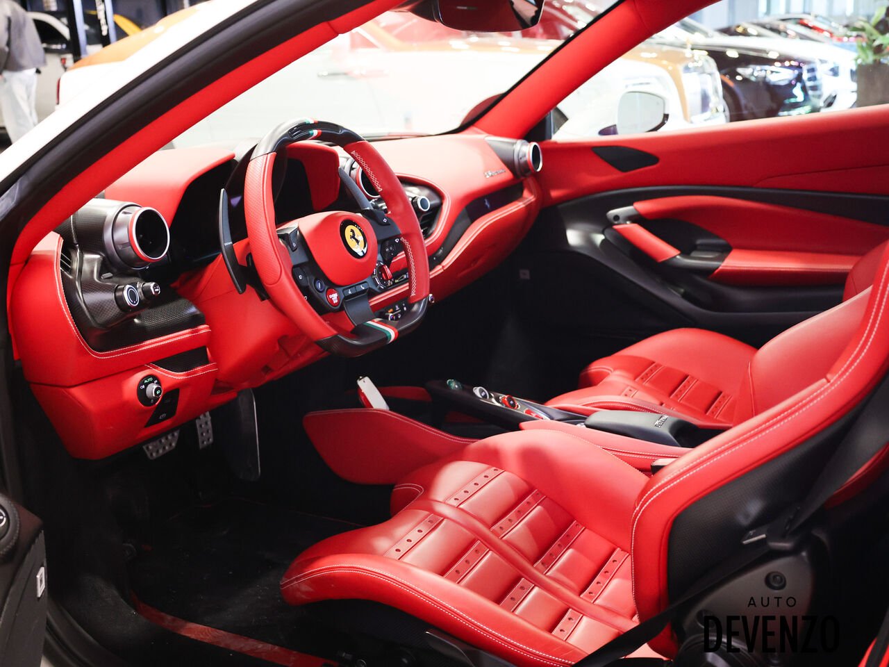 Ferrari F8 Tributo 2022 Blanc Saint-Eustache - photo #10