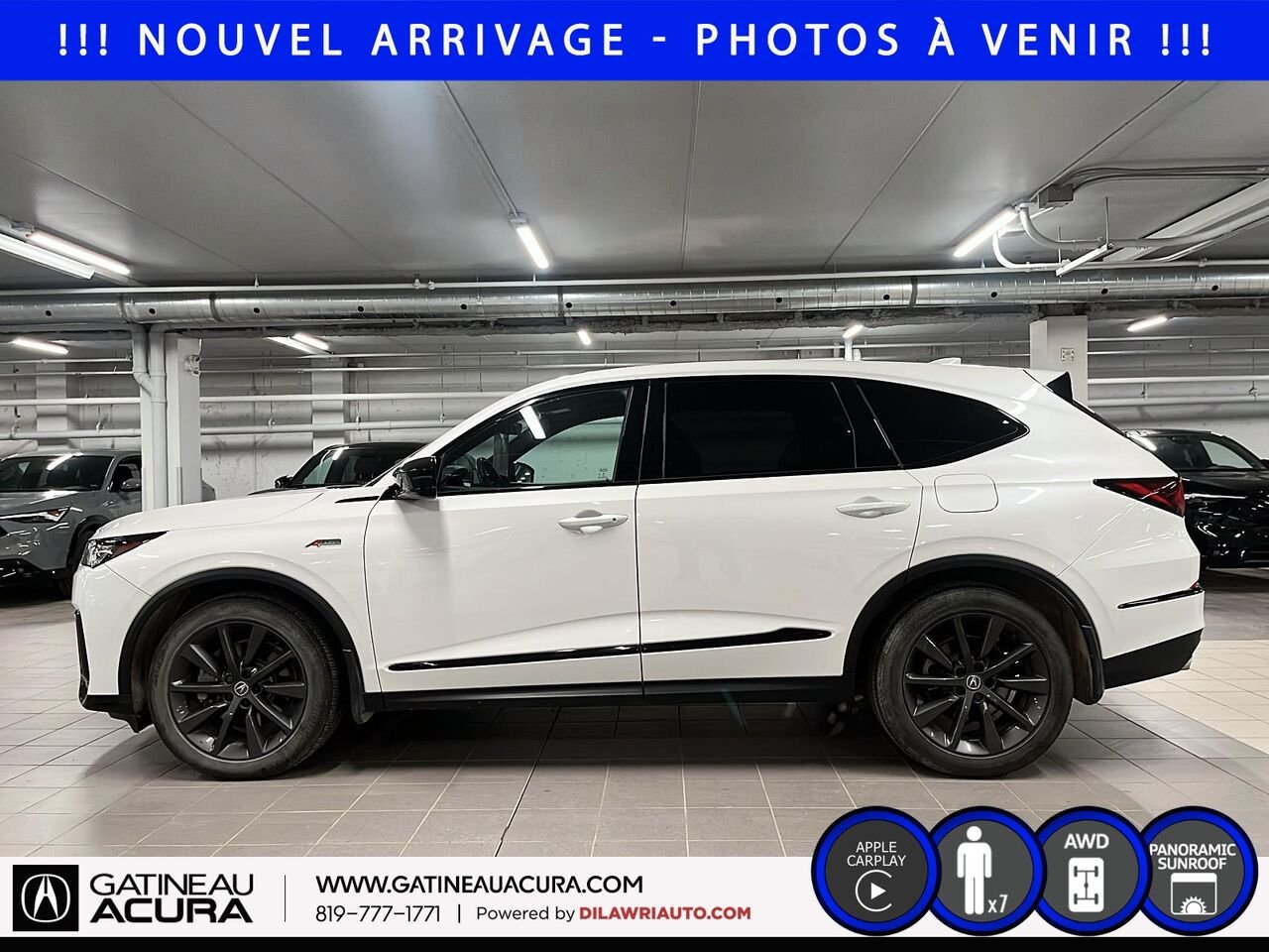 2025 Acura MDX A-Spec SH-AWD White Gatineau - photo #7