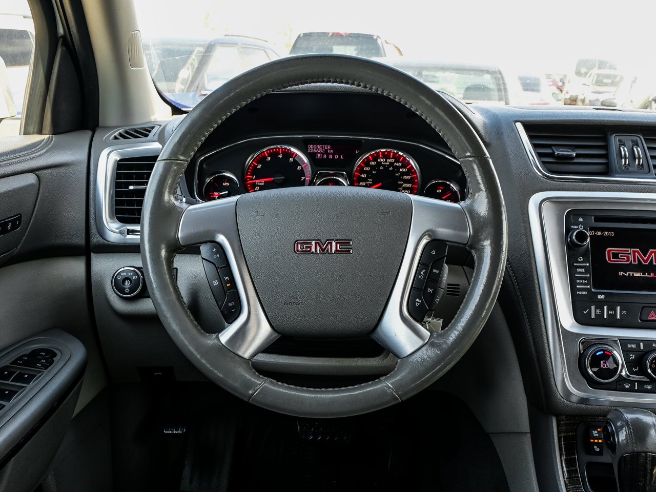 2014 GMC Acadia AWD 4dr SLT2 White Sherwood Park - photo #22