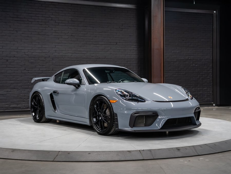 2023 Porsche 718 Cayman GT4 | Sport Chrono | Auto Rev Match | 6 Speed Manual Grey