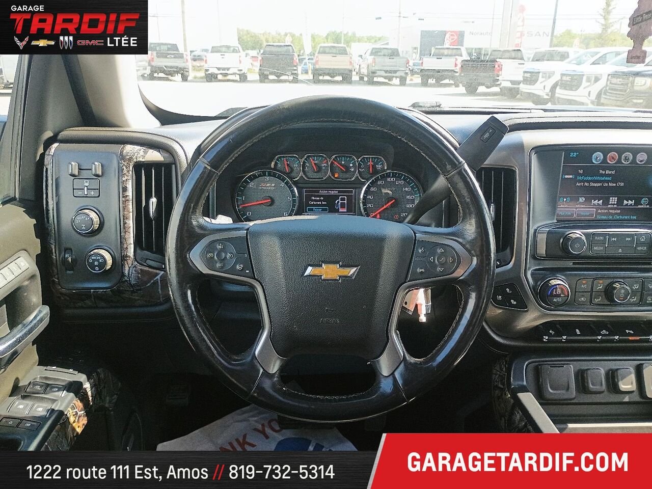 CHEVROLET SILVERADO CABINE MULTIPLACE 4RM 47392B 2017 Noir Amos - photo #13