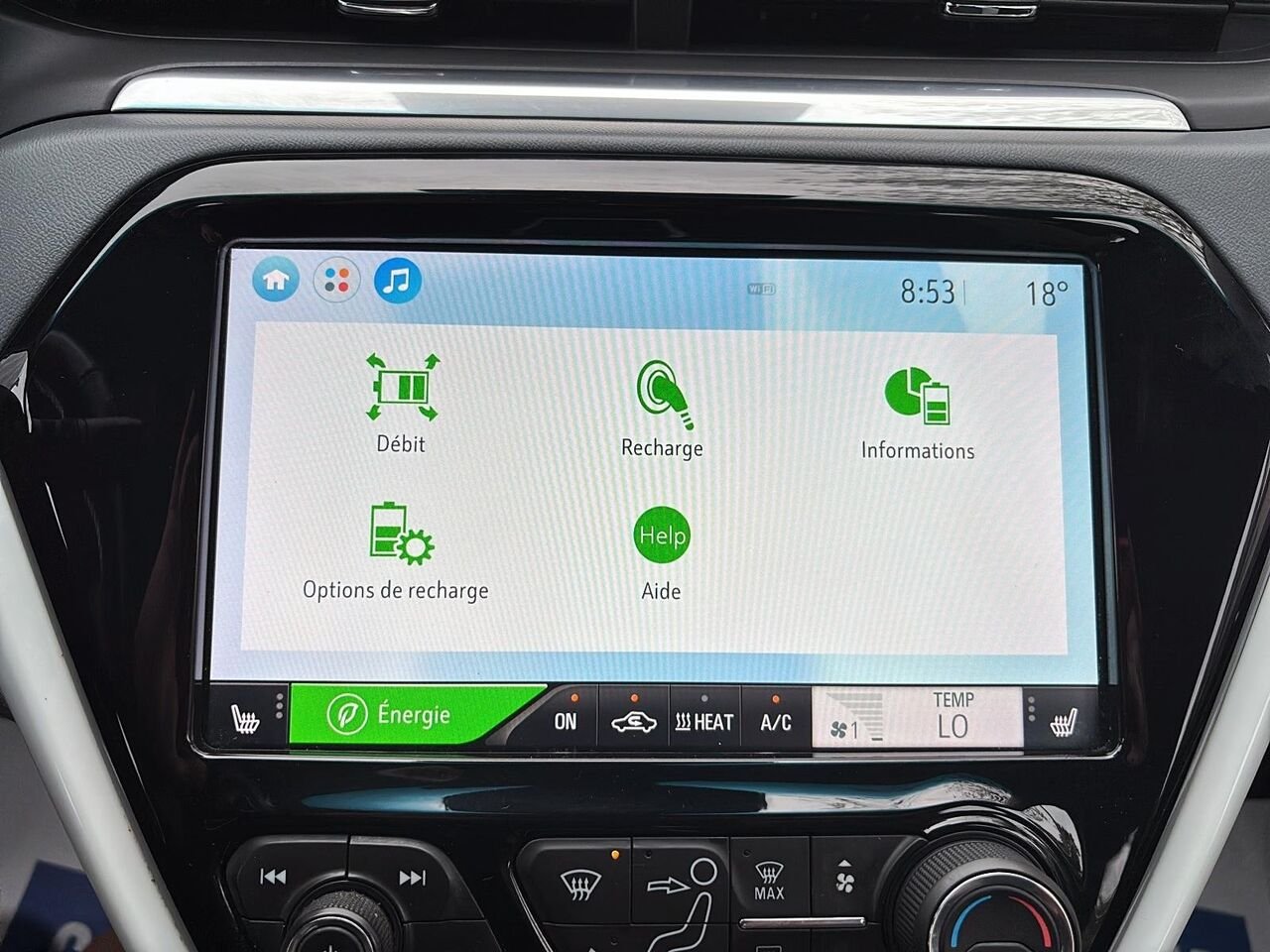 CHEVROLET BOLT EV LT 2020 Noir Saint-Hyacinthe - photo #12