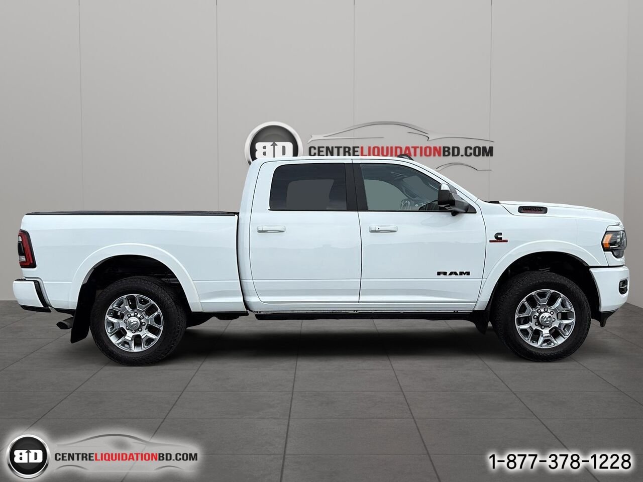 2022 Ram 2500 Limited cabine d'équipe 4x4 caisse de 6,4 pi | A8786 White Granby - photo #3