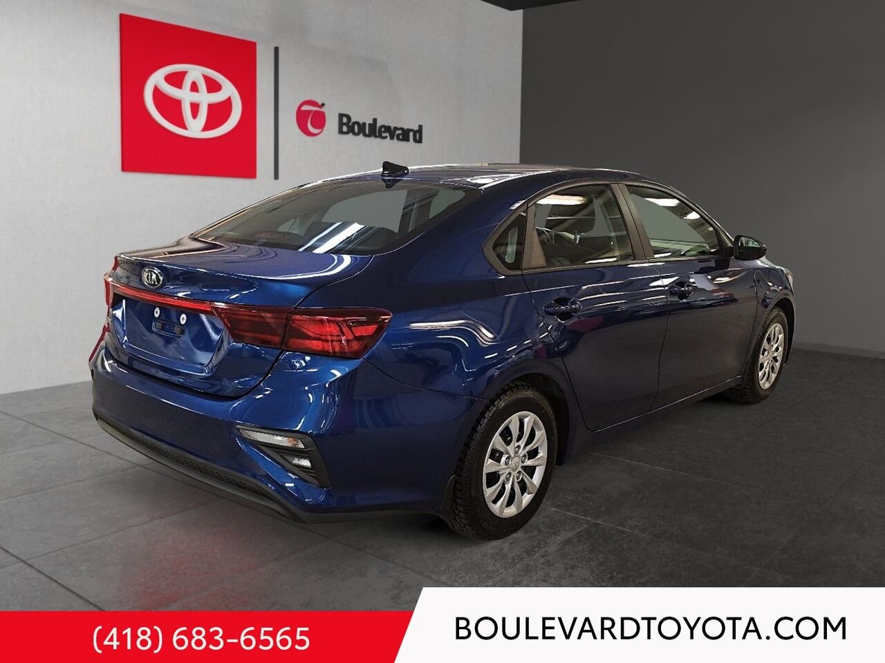 Kia Forte 100307A-16 | LX 2021 Bleu Québec - photo #3