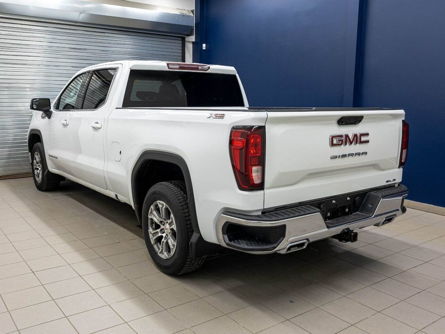 GMC Sierra 1500 SLE X31 CREW 4X4 DIESEL *NAV* SIÈGES CHAUF CARPLAY 2024 Blanc