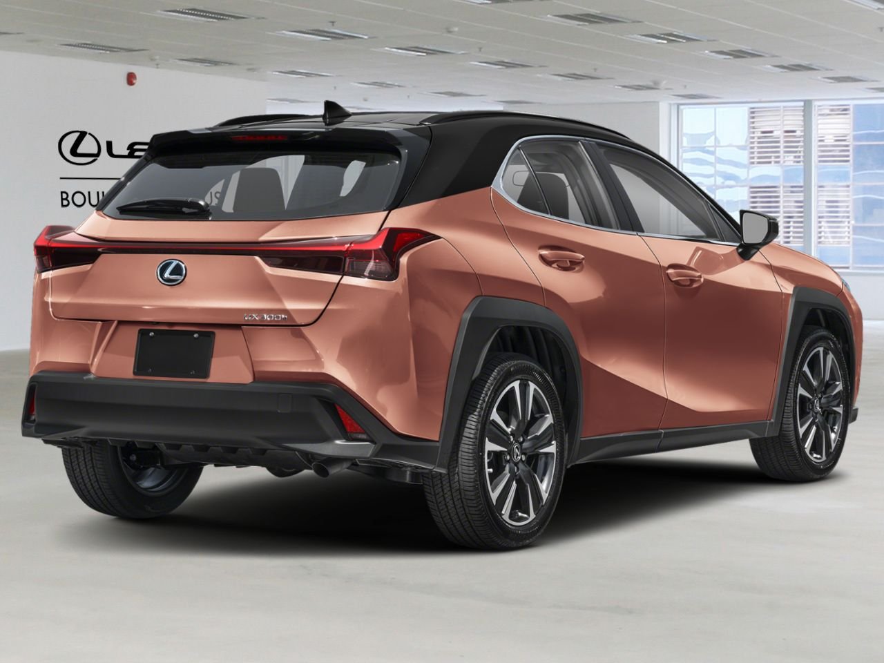 LEXUS UX 19814 | UX 300h F SPORT DESIGN AWD 2026 Cuivre intense avec toit noir Québec - photo #2