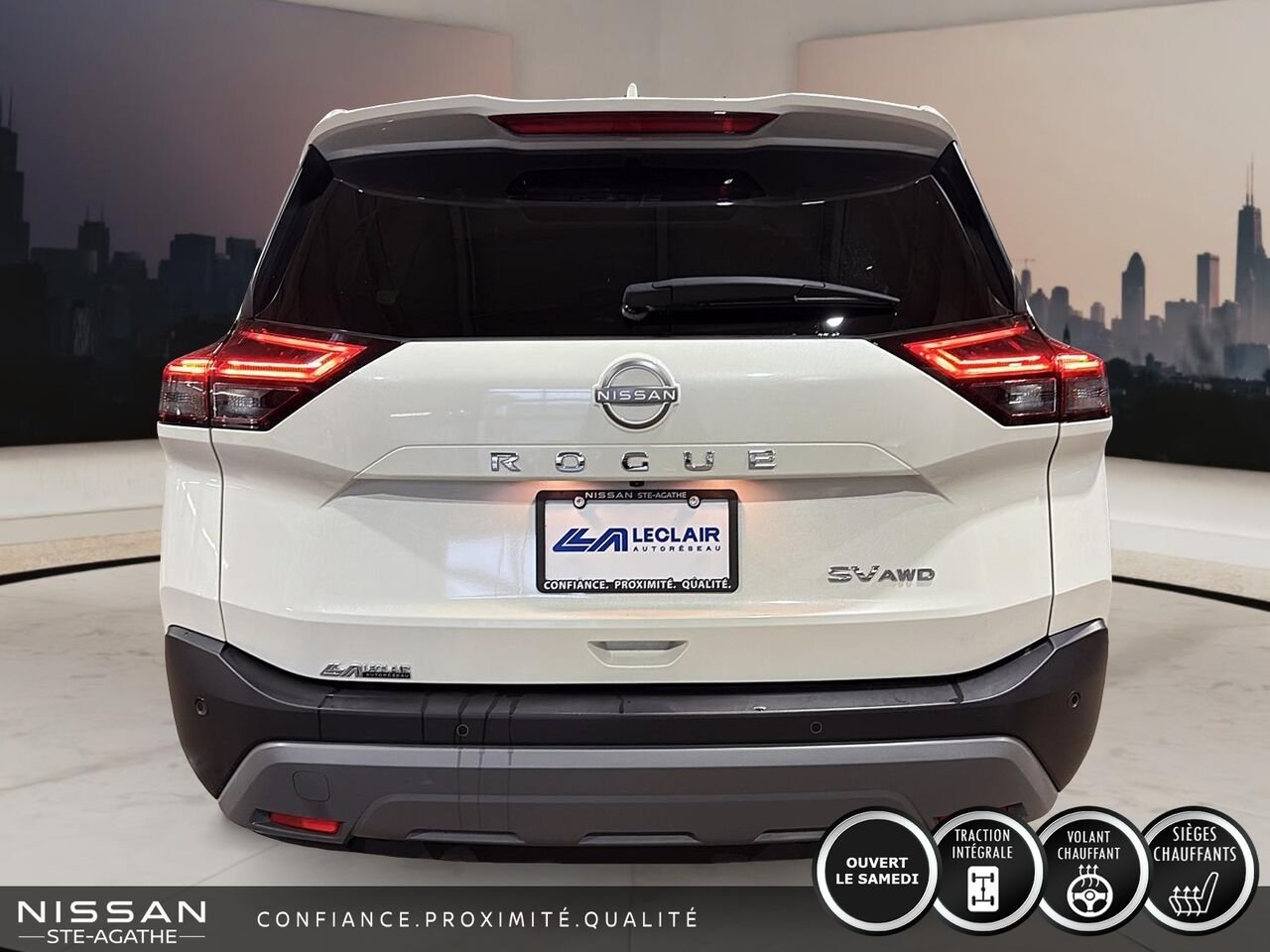 2023 Nissan Rogue White Saint-Jérôme - photo #3