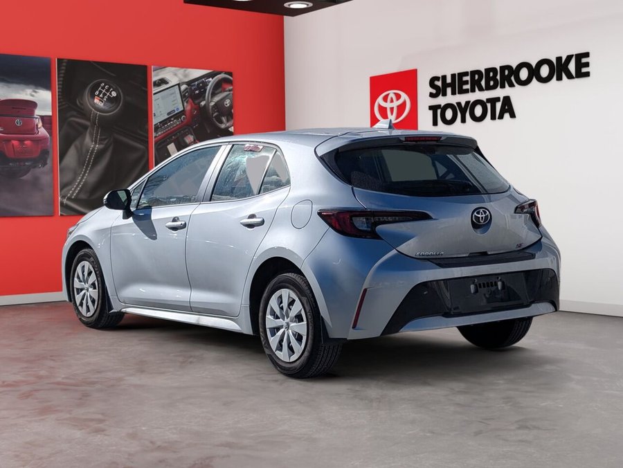 Toyota Corolla à hayon BASE/BLUETOOTH/CLIMATISATION/RÉGULATEUR DE VITESSE/VITRES ÉLECTRIQUES 2025 Argent