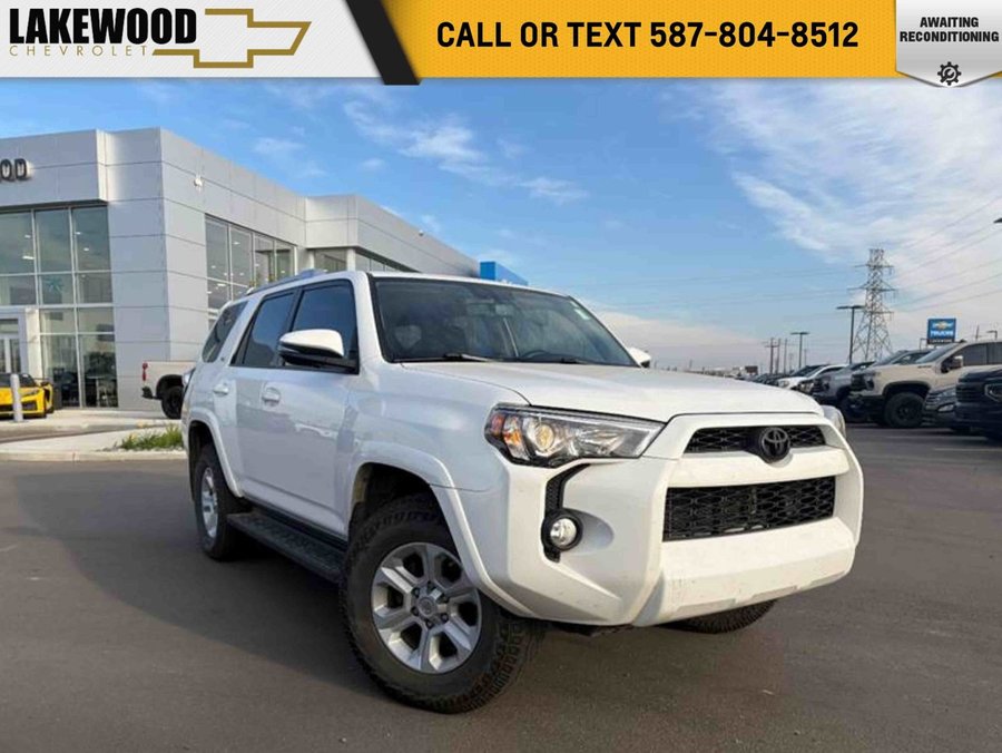 2016 Toyota 4Runner SR5 Premium 4WD 4.0L 7 Passenger | Power Sunroof White