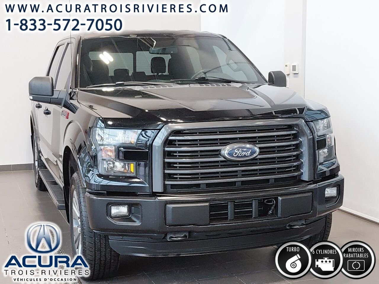 Ford F-150 XLT SPORT 2016 Noir Trois-Rivières - photo #1