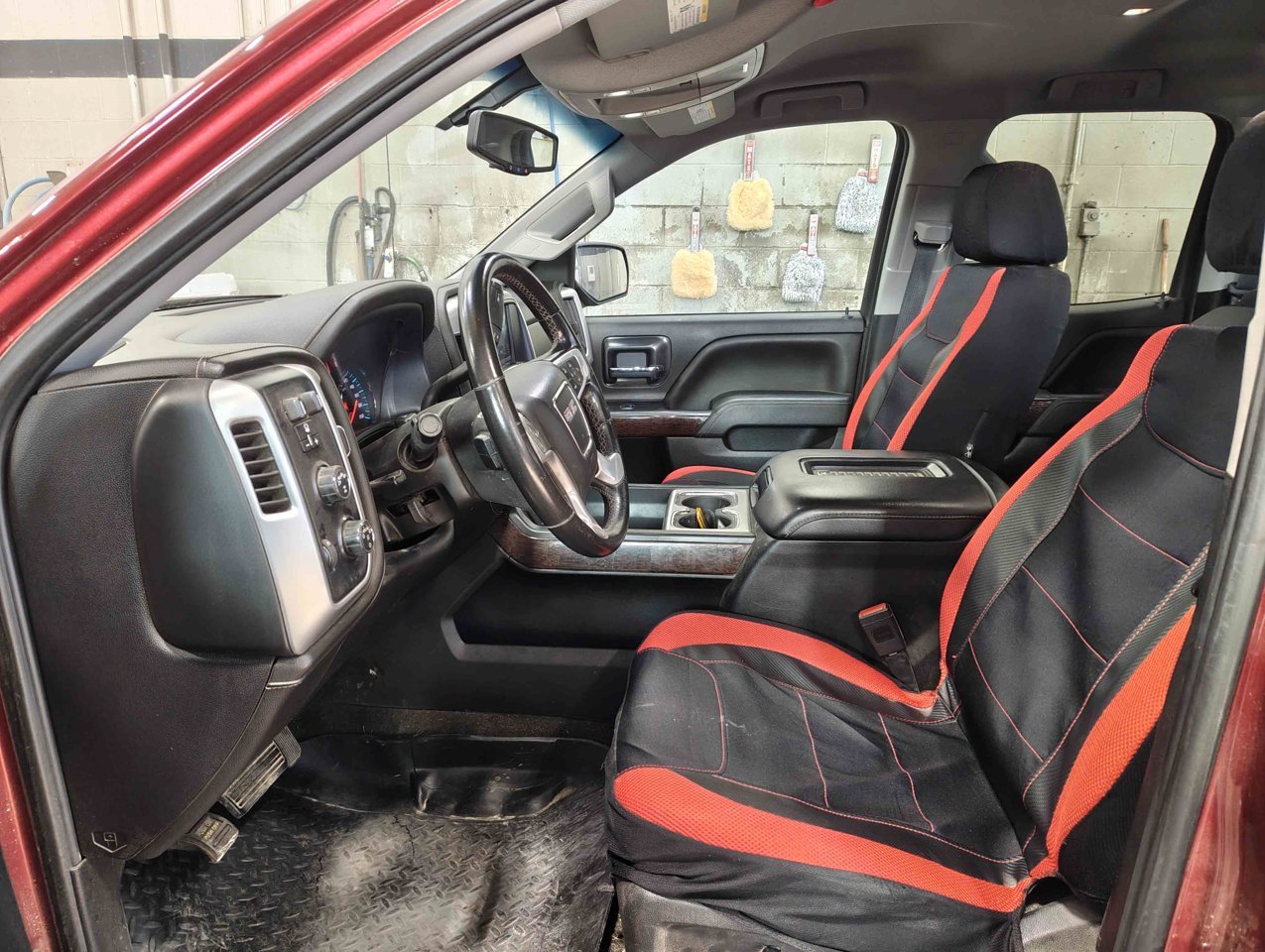 2018 GMC Sierra 1500 4WD Double Cab 143.5 SLE Red Sherwood Park - photo #7