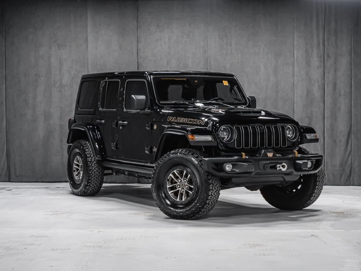 2024 Jeep Wrangler RUBICON 392 TREUIL WARN Black Montreal - photo #1