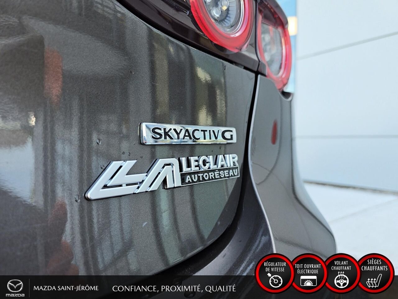 2020 Mazda Mazda3 Sport GT | TOIT OUVRANT | CUIR | AUTOMATIQUE Grey Saint-Jérôme - photo #8