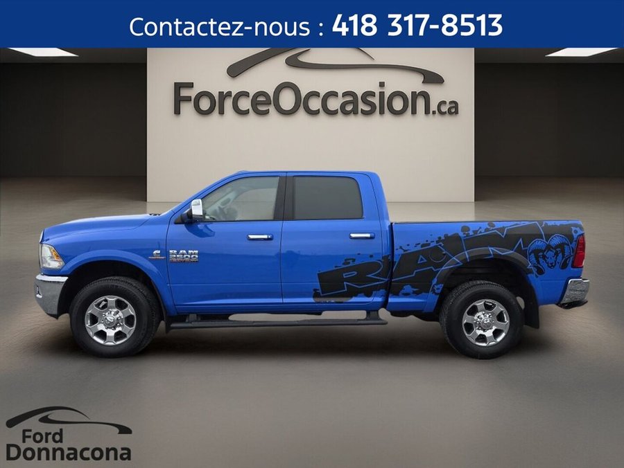 RAM 2500 SLT cabine d'équipe 4x4 caisse de 6,4 pi 2018 Noir