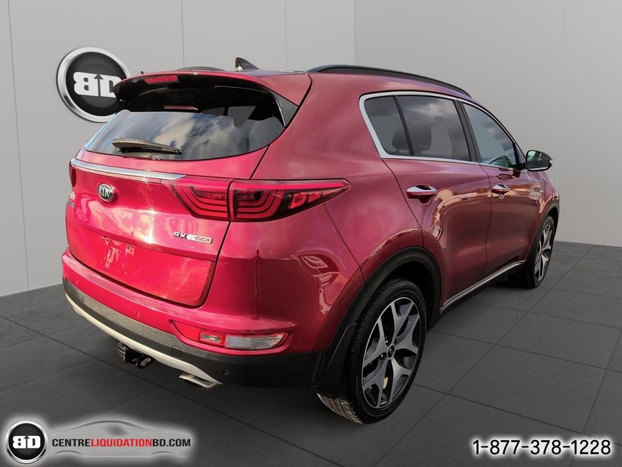 2018 Kia Sportage SX Turbo TI avec noir Red