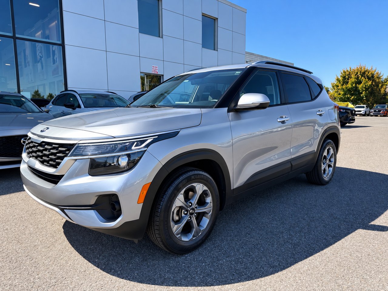 Kia Seltos LX 2021 Gris Châteauguay - photo #2