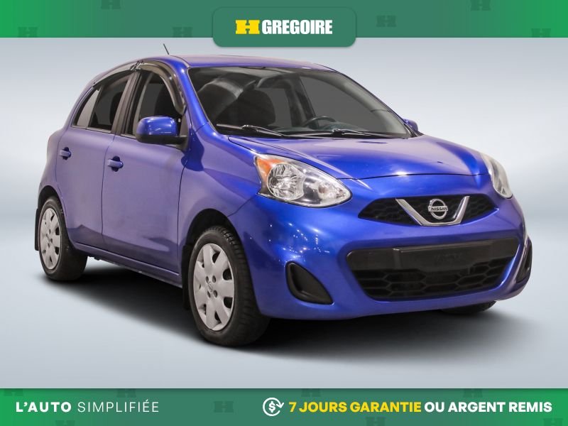2019 Nissan MICRA SV AUTO A/C GR ELECT CAM RECUL BLEUTOOTH Blue