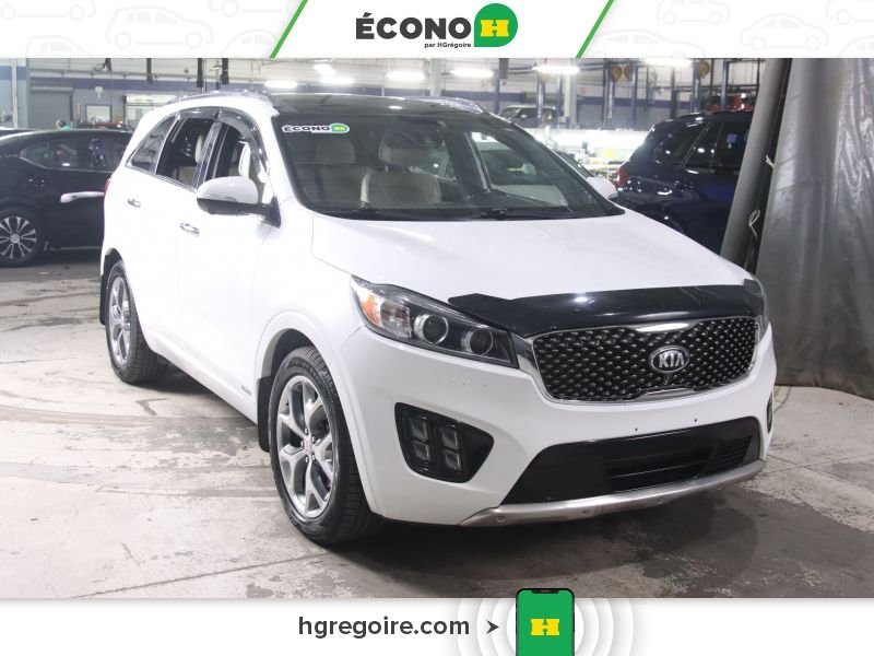 Kia Sorento 821931 | 3.3L SX AWD CUIR TOIT MAGS 7 PASSAGERS 2016 Blanc Laval - photo #0