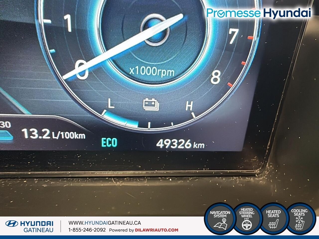 Hyundai Tucson hybride Ultimate TI*** cuir , toit ouvrant , navigation et plus *** 2022 Gris Ottawa & Gatineau - photo #13