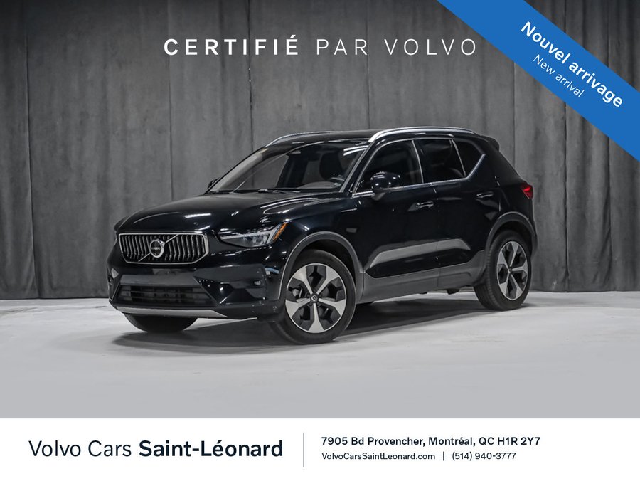 Volvo XC40 B5 PLUS BRIGHT 2024 Noir