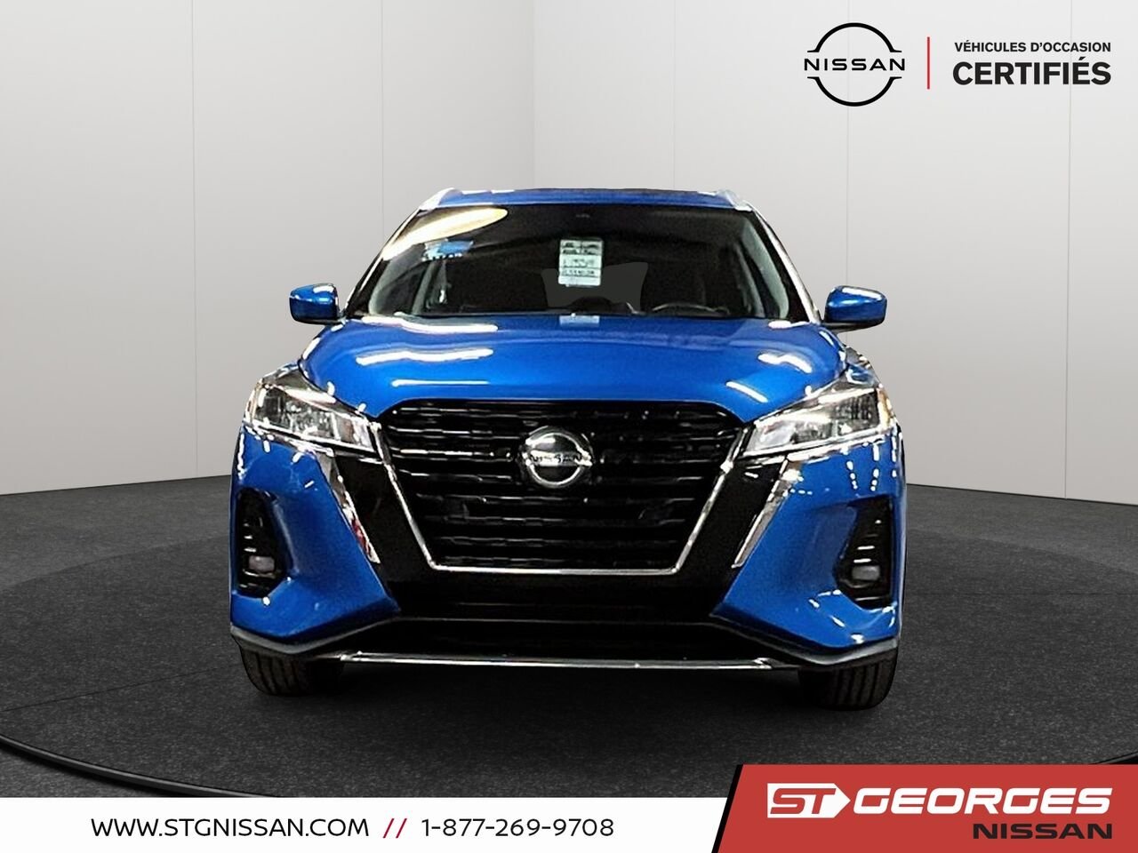 Nissan Kicks 2021 Bleu Saint-Georges - photo #1