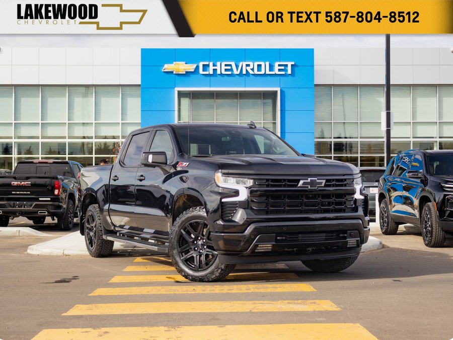 2024 Chevrolet Silverado 1500 RST Premium 5.3L Z71 | Leather Heated Bucket Seats Black