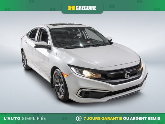 2021 Honda Civic EX AUTO A/C MAGS TOIT CAM RECUL BLUETOOTH White
