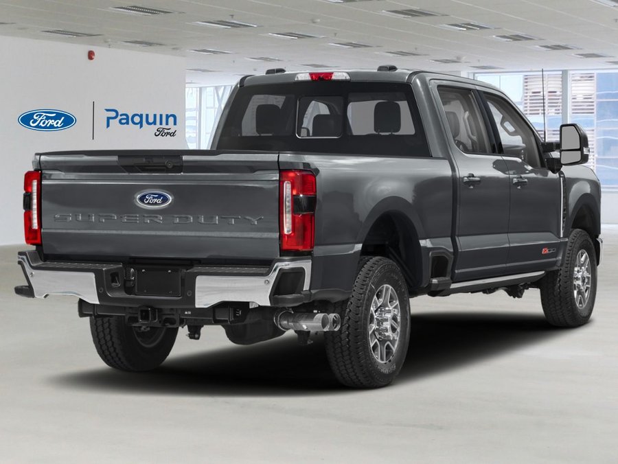 Ford Super Duty F-250 SRW LARIAT cabine 6 places 4RM caisse de 8 pi 2027 Gris carbonisé métallisé