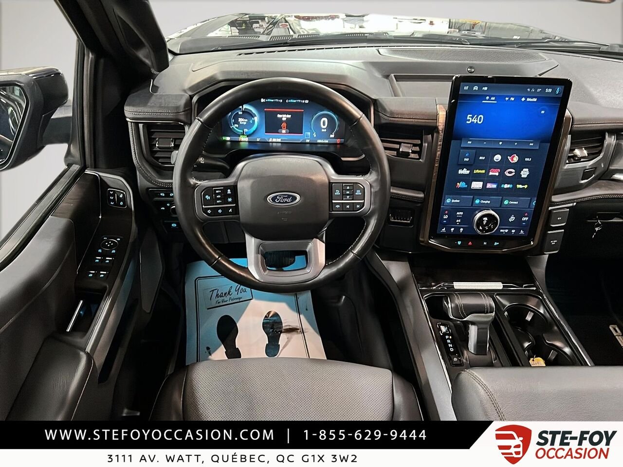 2023 Ford F-150 Lightning GROUPE 510 A, standard range Blue Québec - photo #13