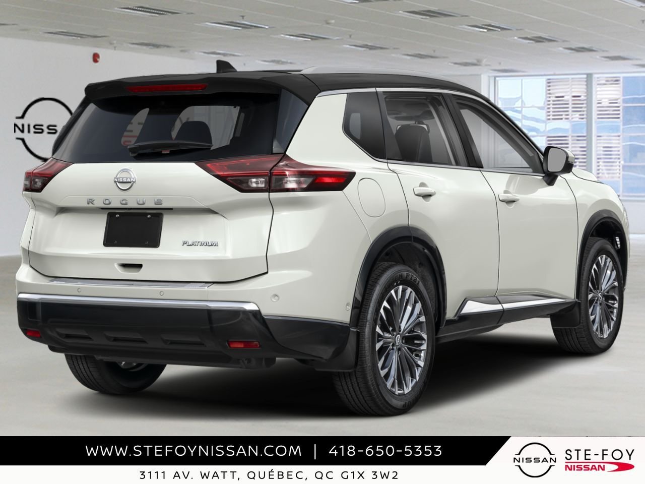 NISSAN Rogue 2026 Blanc Everest triple couche deux tons Saint-Eustache - photo #1