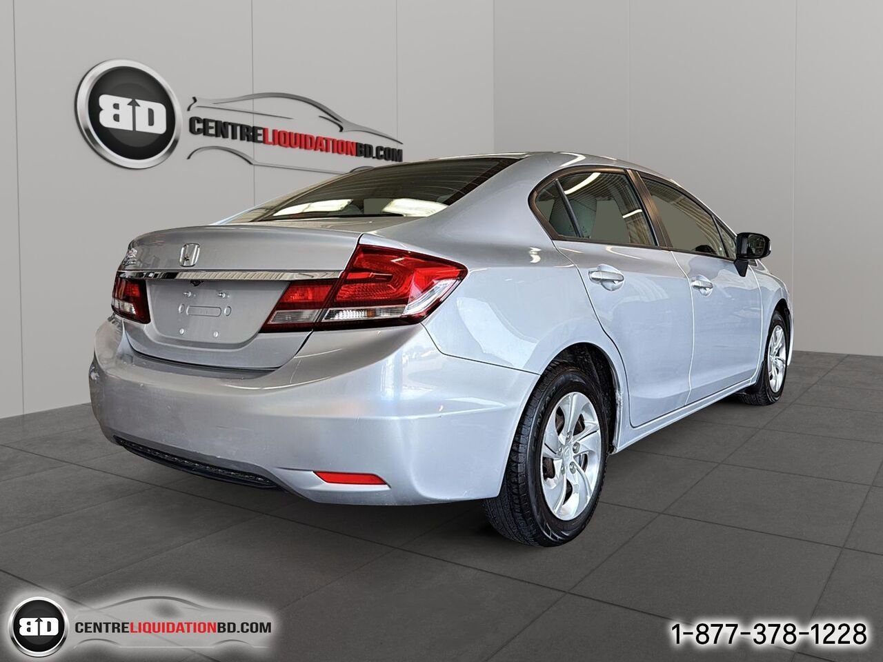 Honda Civic Sedan LX MANUELLE | BD0373 2015 Gris Granby - photo #5