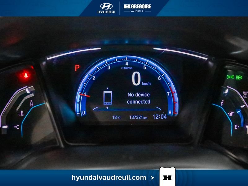 2019 Honda Civic White Laval - photo #23