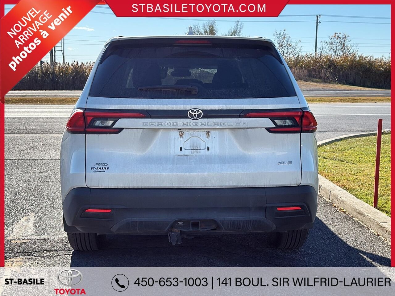 TOYOTA GRAND HIGHLANDER 2024 Blanc Saint-Basile-le-Grand - photo #2