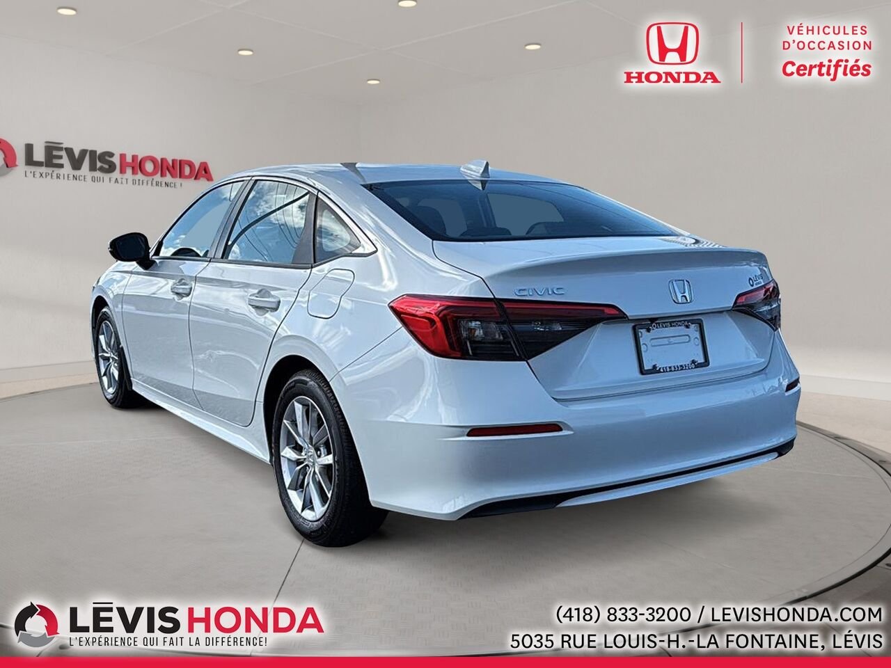 2024 Honda Civic EX EX CVT White Lévis - photo #11