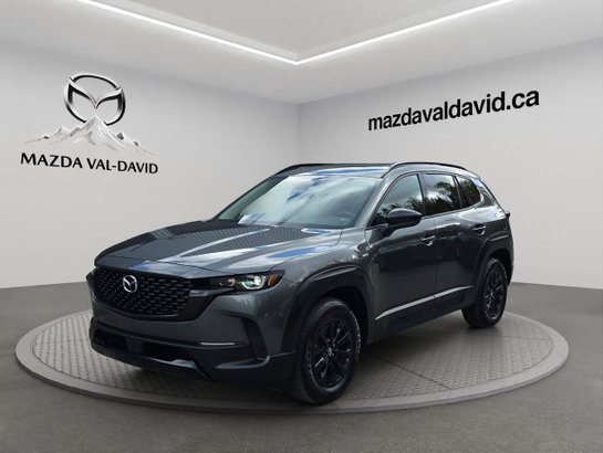 2025 Mazda CX-50 hybride GS-L e-AWD, toit panoramique, sièges avant chauffants, volant chauffant, Apple CarPlay/Android Grey