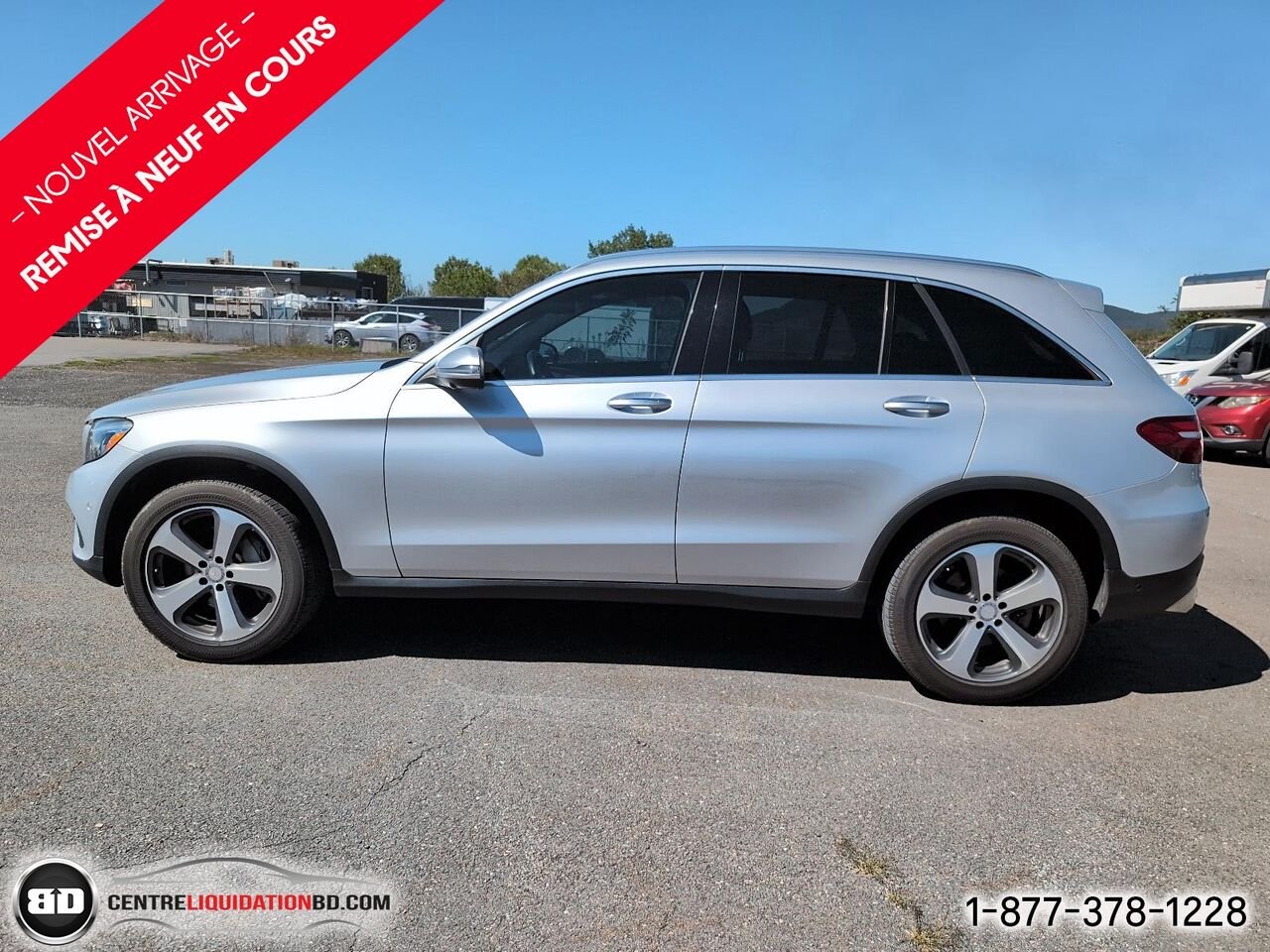 2017 Mercedes-Benz GLC GLC 300 4MATIC | BD0390 Silver Granby - photo #9