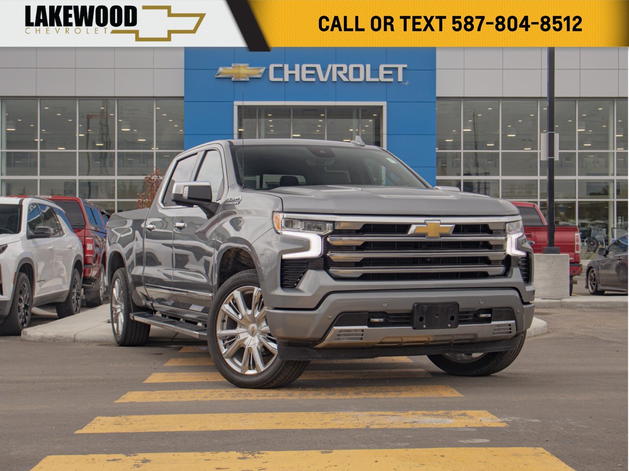 2024 Chevrolet Silverado 1500 4WD Crew Cab 157 High Country Grey Sherwood Park - photo #0