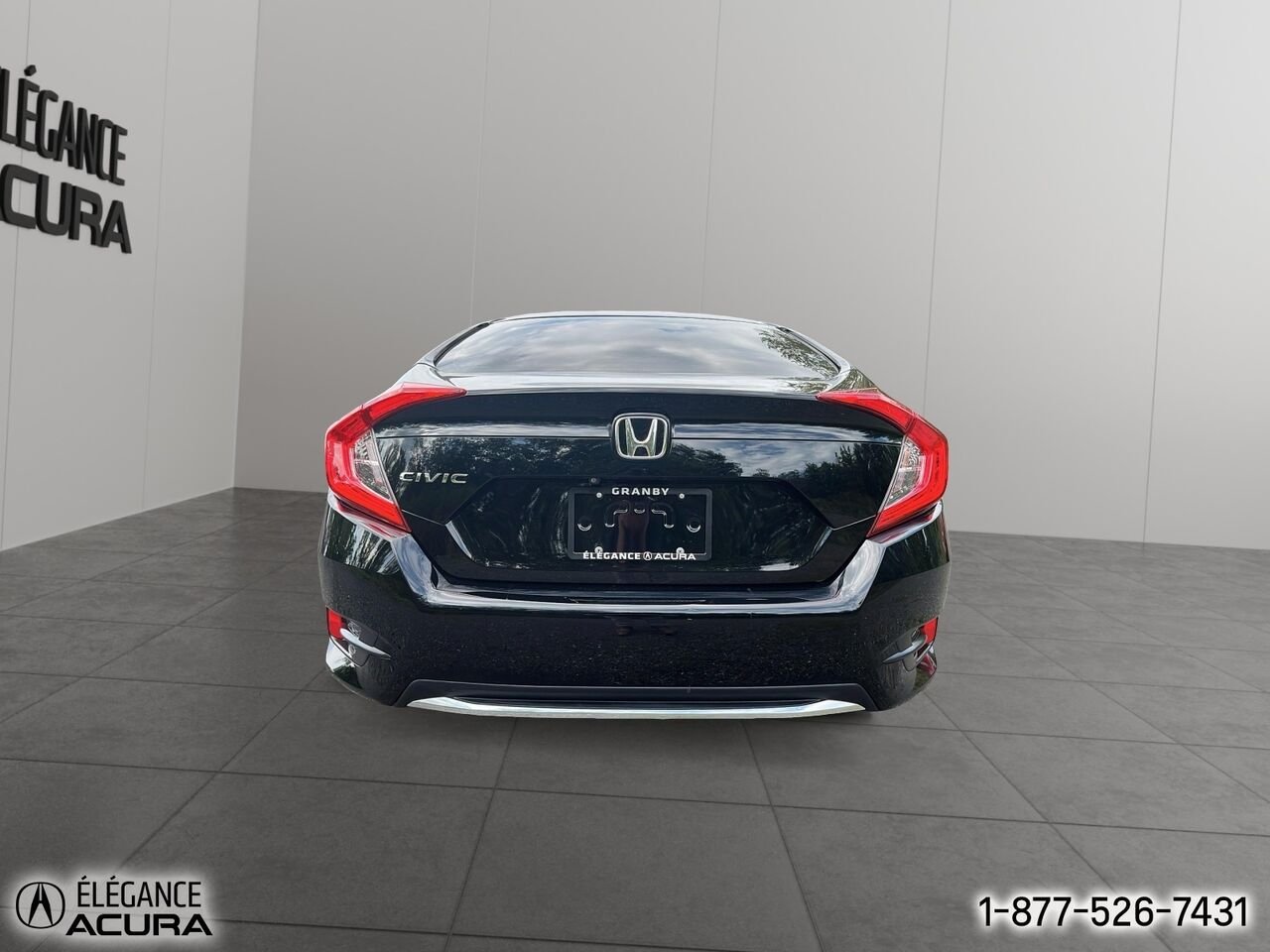 2020 Honda Civic Sedan LX | A8378A Black Granby - photo #5
