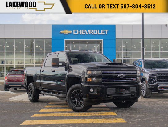 2018 Chevrolet Silverado 2500HD LTZ Midnight Edition 6.6L Duramax Z71 | Power Sunroof Black