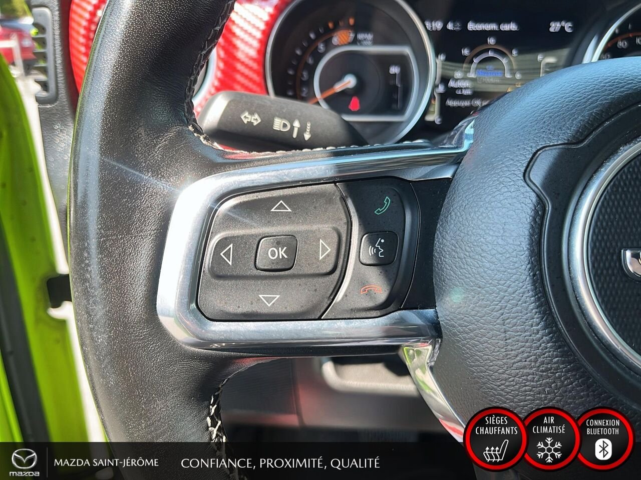Jeep Wrangler Unlimited Sahara | LIFT KIT | GROS PNEUS | CUIR | 2021 Vert Saint-Jérôme - photo #12