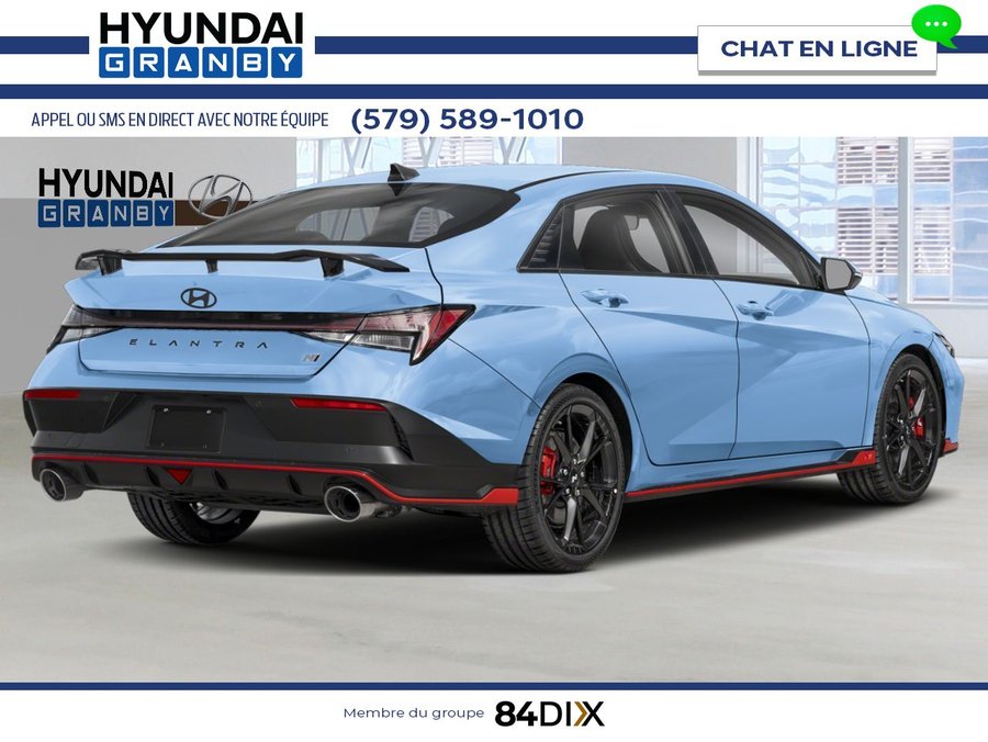 HYUNDAI Elantra N 2025 Bleu éblouissant