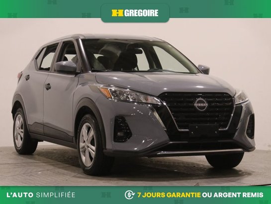 2025 Nissan Kicks S AUTO AC GR ELECT CAMERA DE RECUL BLEUTOOTH Grey