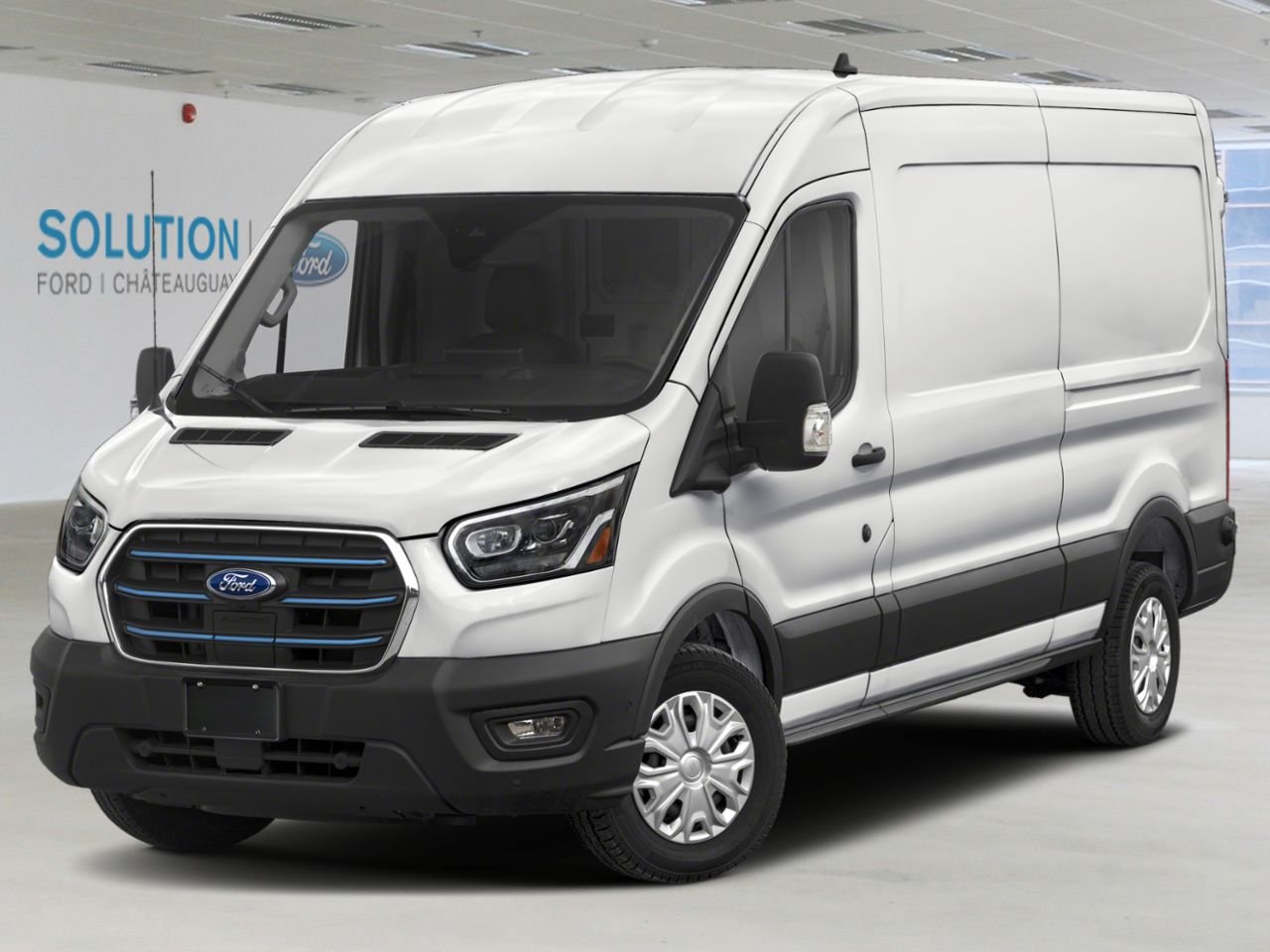 Ford E-Transit fourgonnette utilitaire 2025 Blanc Oxford Châteauguay - photo #0