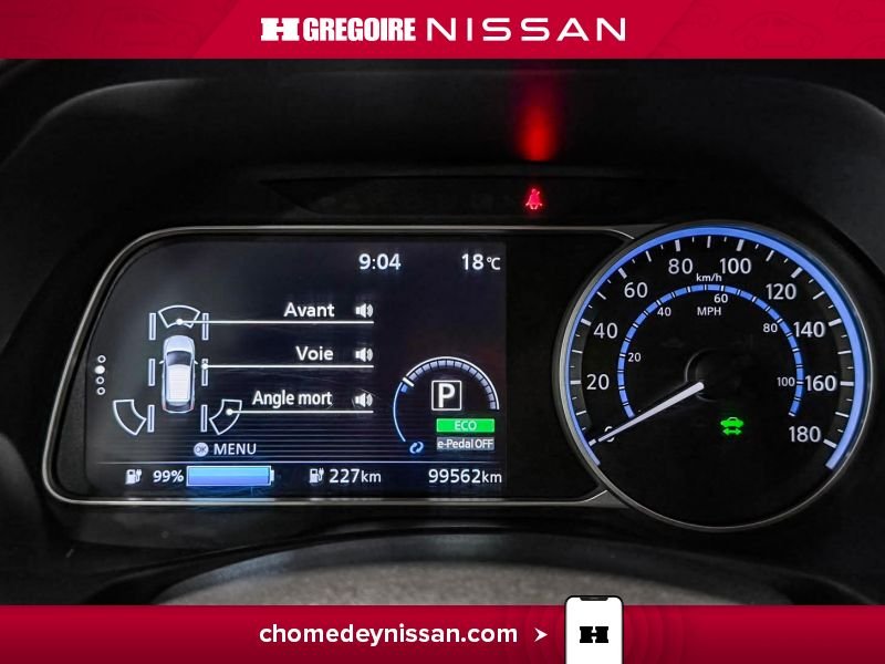 Nissan Leaf 2019 Bleu Laval - photo #19