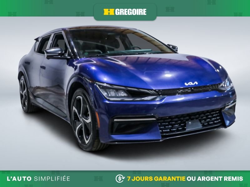 2023 Kia EV6 Long Range AUTO AC TOIT NAV MAGS CAM RECULE Blue