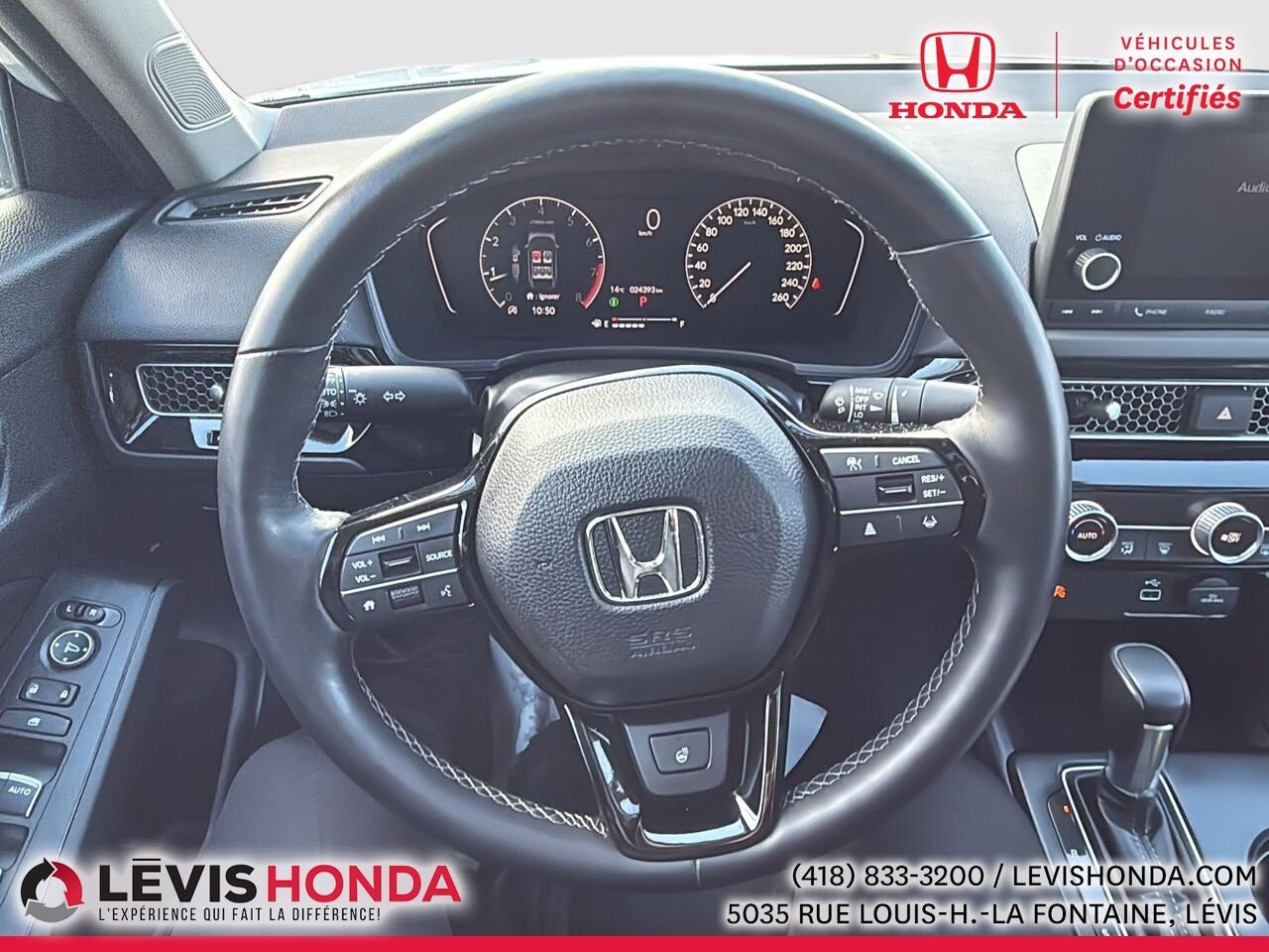 2024 Honda Civic EX EX CVT White Lévis - photo #19