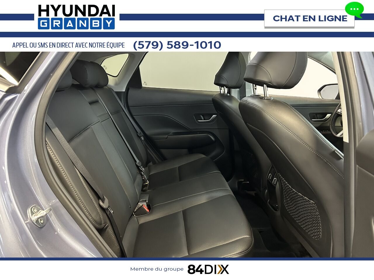 Hyundai Kona électrique 2025 Bleu Granby - photo #22